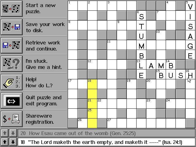 Bible Crossword Puzzles — ss (WOR)