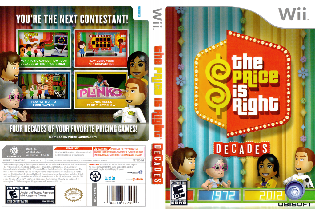 Price Is Right, The - Decades — box-texture (US)