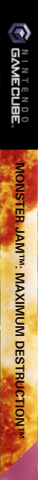 Monster Jam - Maximum Destruction — box-2D-side (EU)