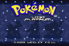 Pokemon Light Platinum Version — sstitle (WOR)