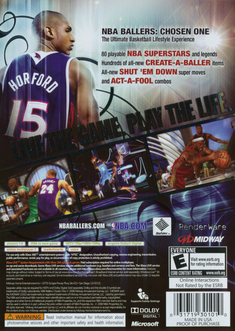 NBA Ballers - Chosen One — box-2D-back (US)