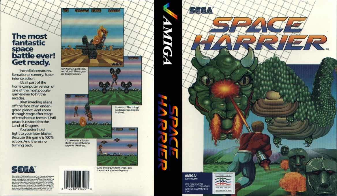 Space Harrier — box-texture (US)