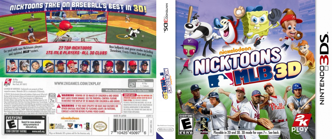 Nicktoons MLB 3D — box-texture (US)