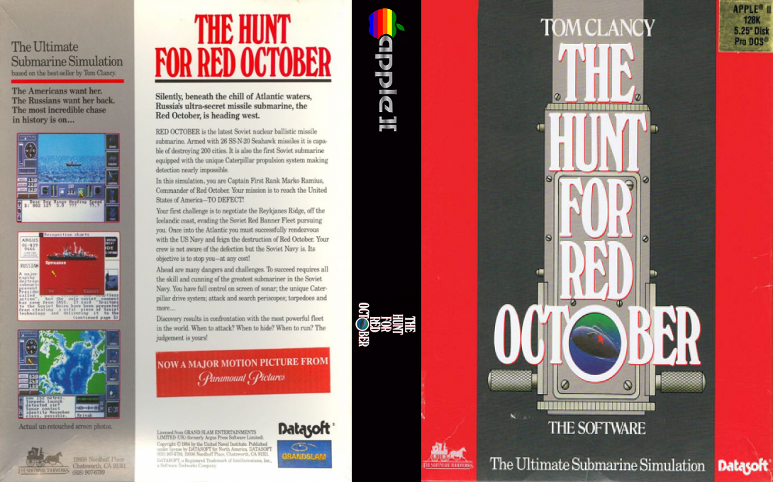 Hunt For Red October, The - The Book — box-texture (US)