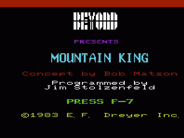 Mountain King — sstitle (WOR)