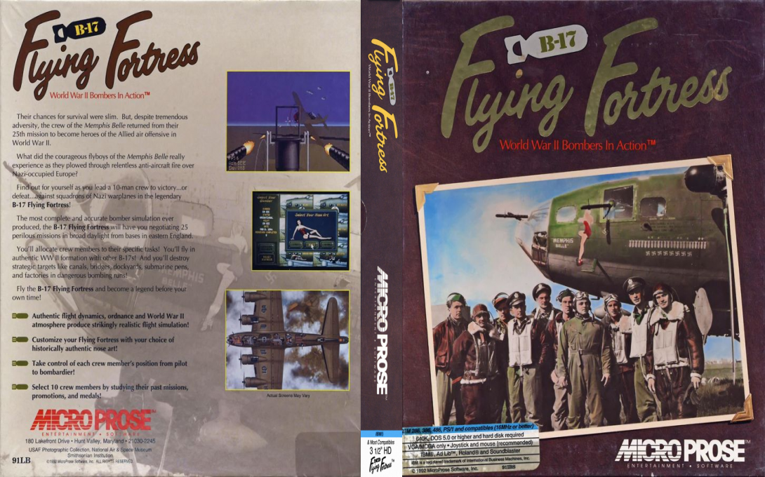 B-17 Flying Fortress — box-texture (US)