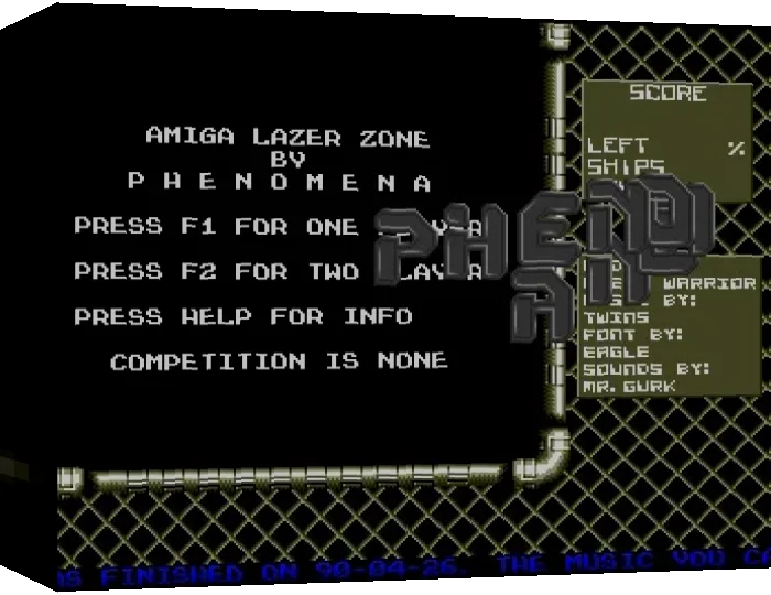 Amiga Lazer Zone — box-3D (WOR)