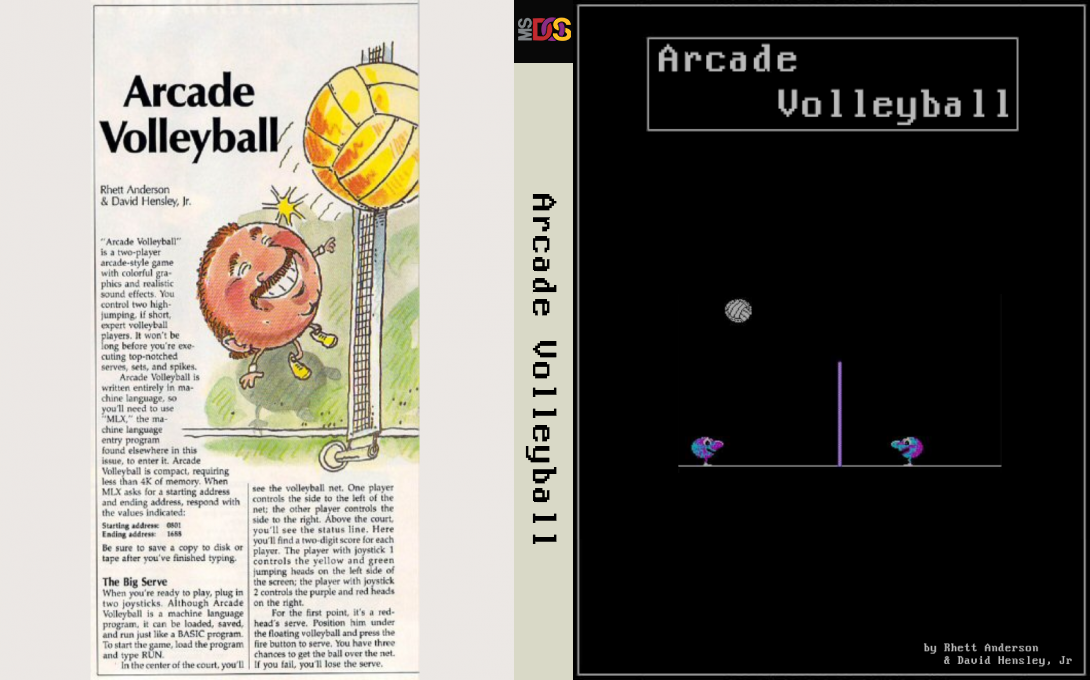 Arcade Volleyball — box-texture (WOR)