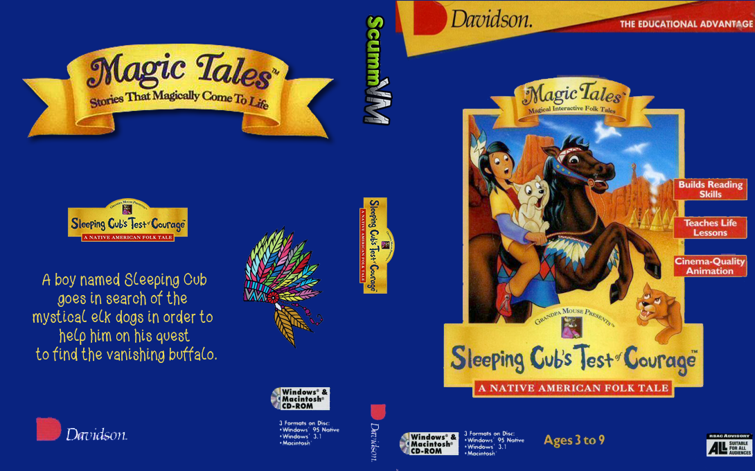 Magic Tales: Sleeping Cub's Test of Courage — box-texture (US)