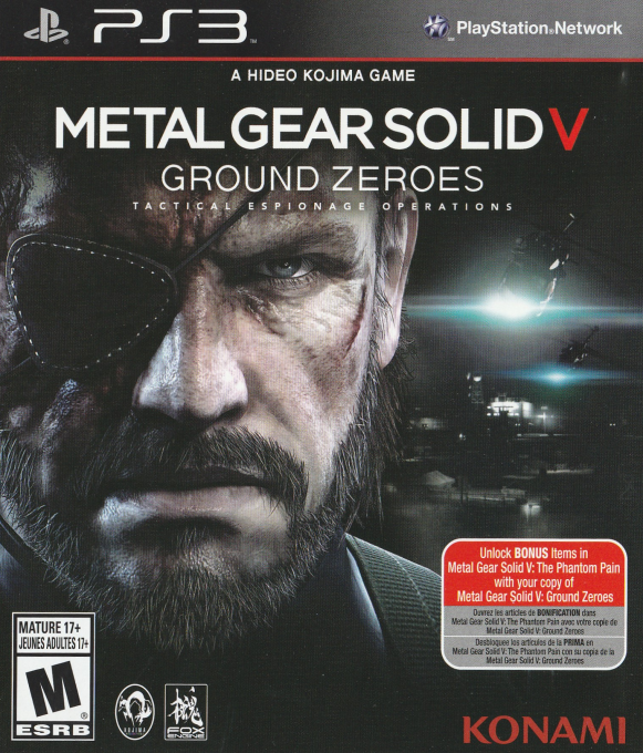 Metal Gear Solid V - Ground Zeroes — box-2D (CA)