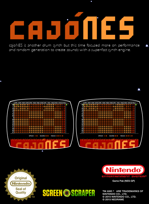 cajoNES DELUXE! — box-2D-back (SS)