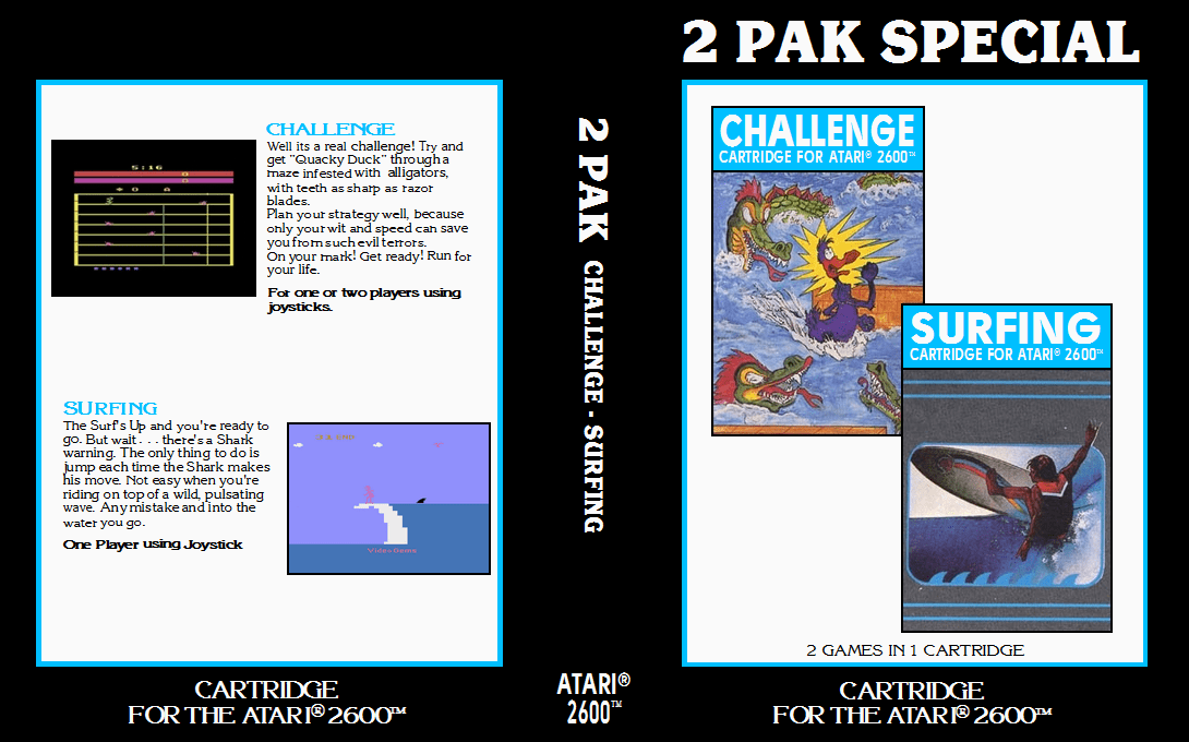 2 Pak Special - Challenge - Surfing — box-texture (EU)