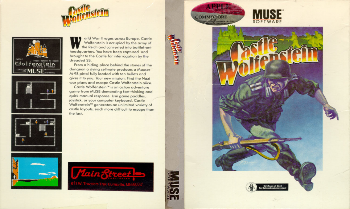 Castle Wolfenstein — box-texture (US)