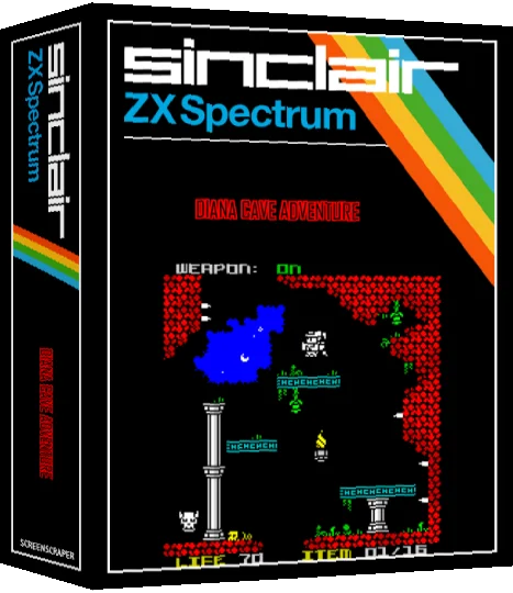 Diana Cave Adventure — box-3D (SS)