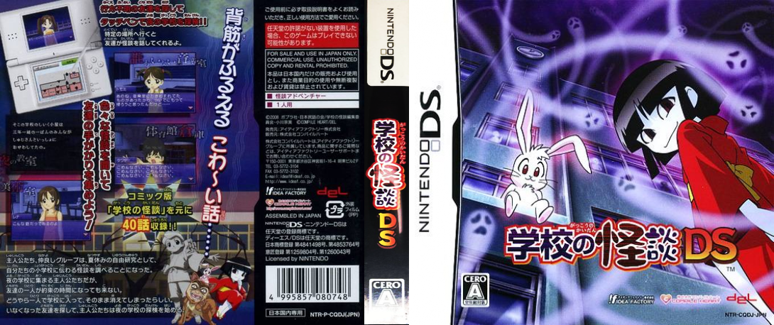 Gakkou no Kaidan DS — box-texture (JP)