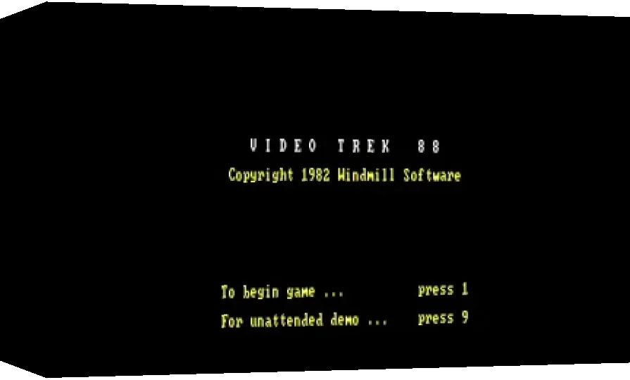 Video Trek 88 — box-3D (WOR)