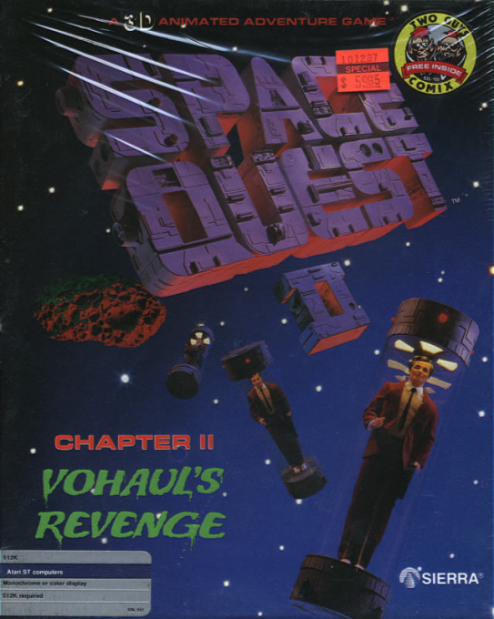 Space Quest 2 - Chapter 2 - Vohaul's Revenge box art