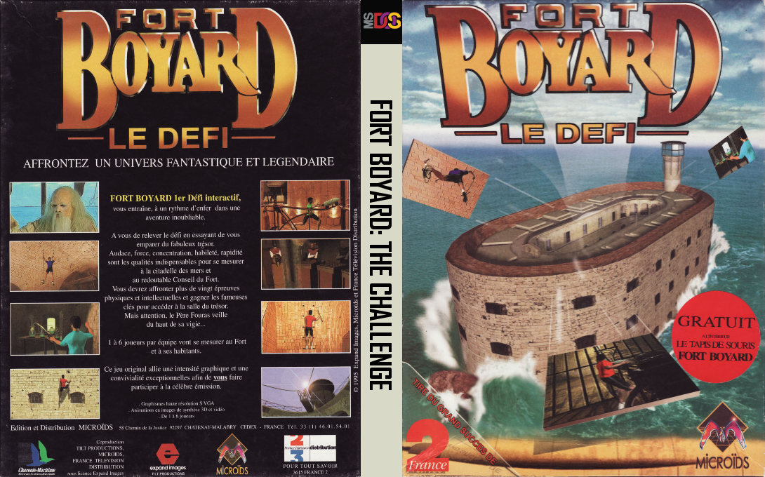 Fort Boyard - The Challenge — box-texture (FR)