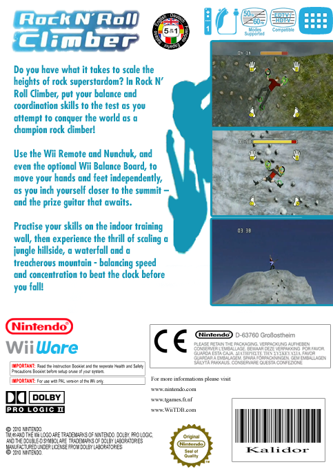 Rock N' Roll Climber — box-2D-back (EU)