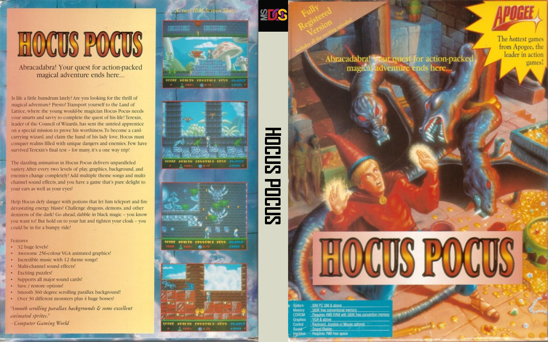 Hocus Pocus — box-texture (EU)