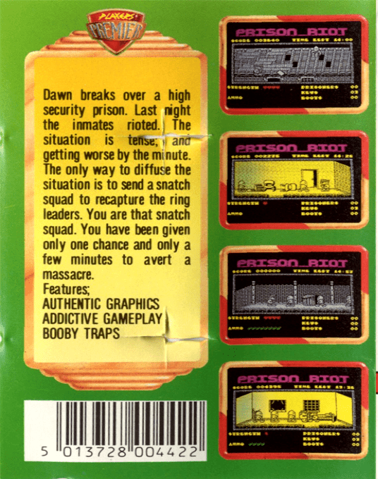 Prison Riot — box-2D-back (EU)