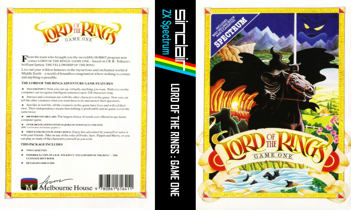 Lord Of The Rings - Game One — box-texture (EU)