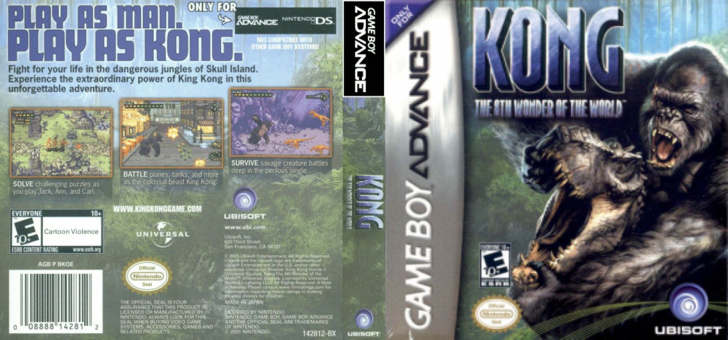 King Kong - The Official Game of the Movie — box-texture (US)