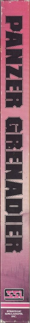 Panzer Grenadier — box-2D-side (US)