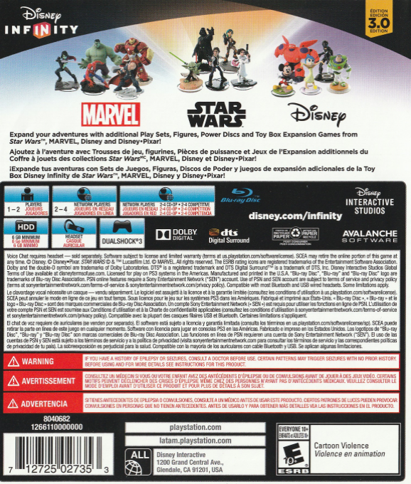 Disney Infinity 3.0 Edition — box-2D-back (CA)