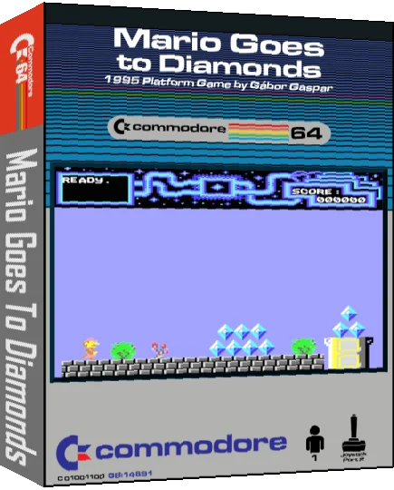 Mario Goes to Diamonds — box-3D (CUS)