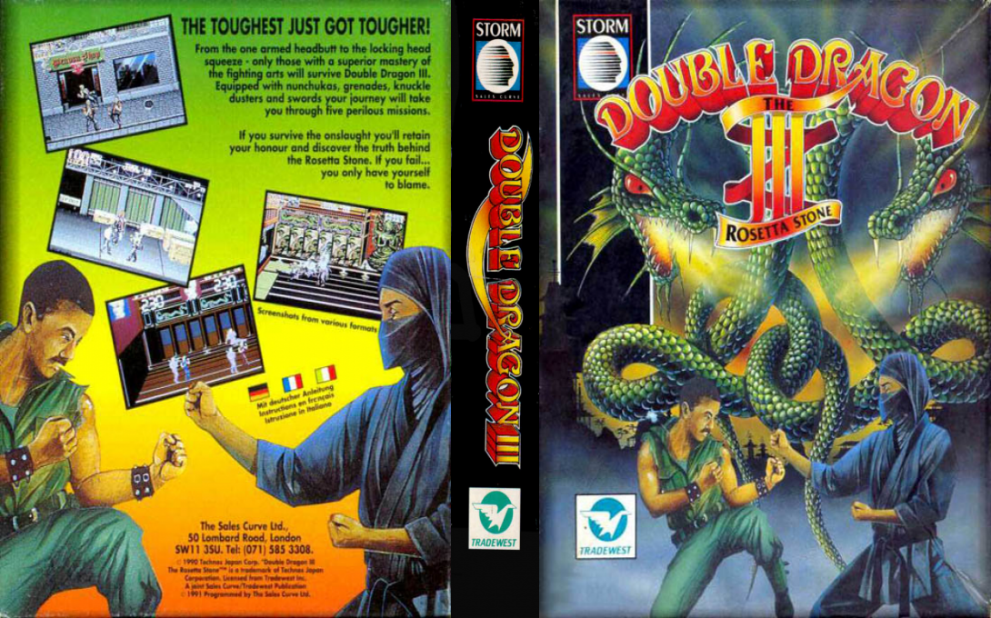 Double Dragon 3 - The Rosetta Stone — box-texture (EU)