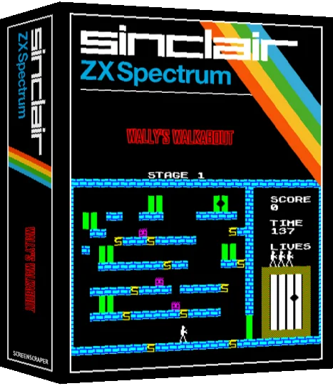 Wally's Walkabout — box-3D (SS)