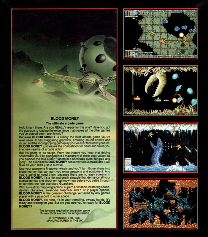 Blood Money — box-2D-back (EU)