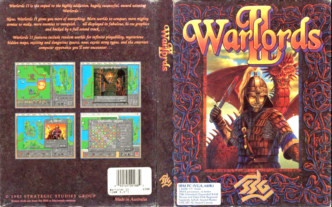 Warlords 2 — box-texture (US)