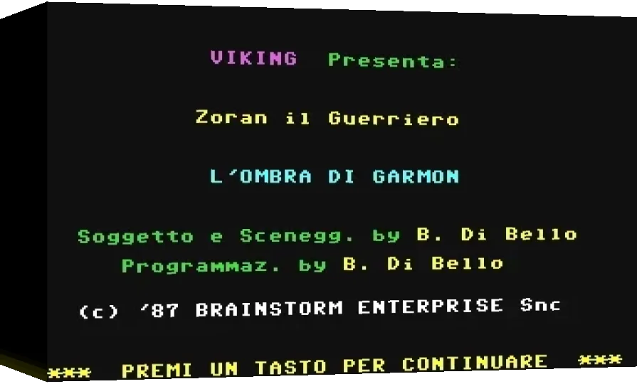 Zoran il Guerriero : L'Ombra di Garmon — box-3D (WOR)