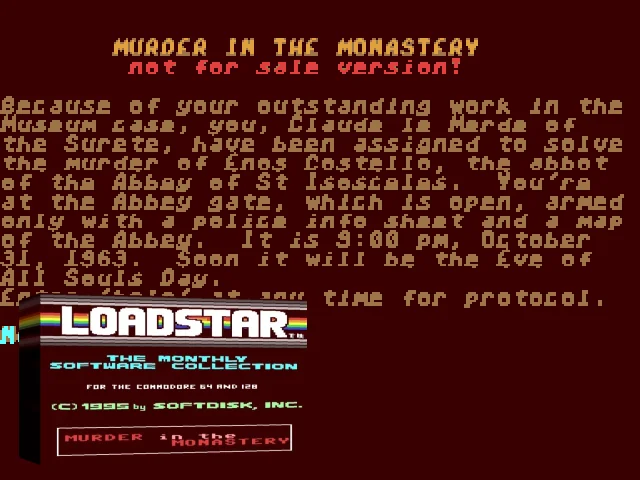 Murder in the Monastery — mixrbv2 (WOR)