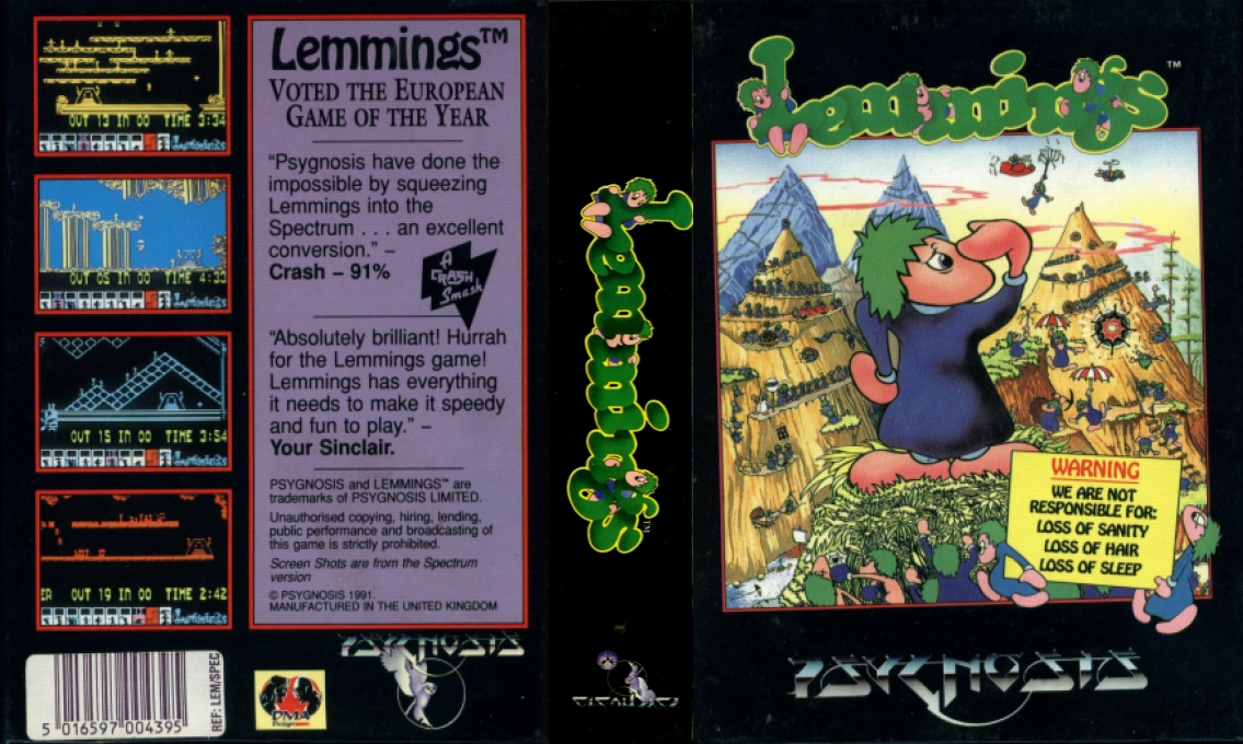 Lemmings — box-texture (EU)