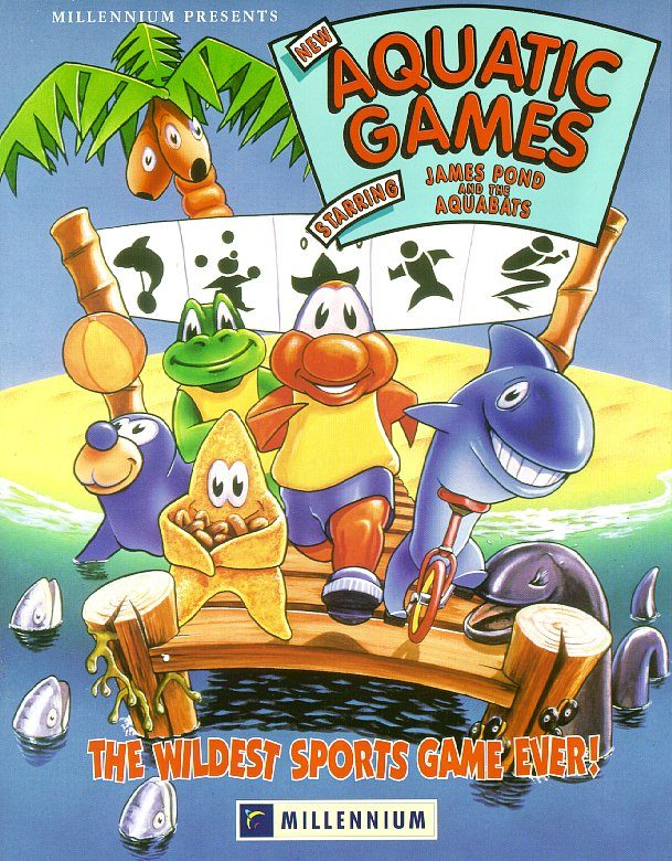 Aquatic Games Starring James Pond and the Aquabats, The box art