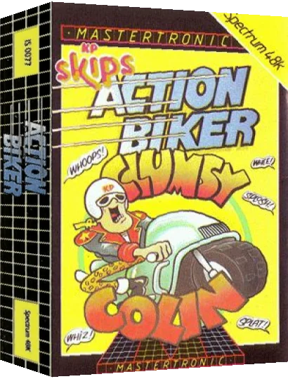 Action Biker Featuring Clumsy Colin — box-3D (WOR)