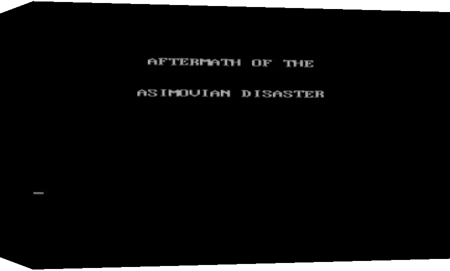 Aftermath of the Asimovian Disaster — box-3D (WOR)