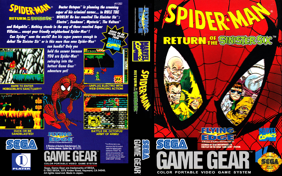 Spider-man - Return Of The Sinister Six — box-texture (US)