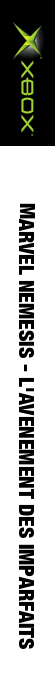 Marvel Nemesis - Rise of the Imperfects — box-2D-side (FR)