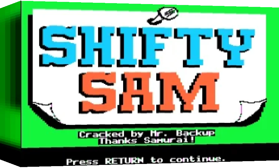 Shifty Sam — box-3D (WOR)
