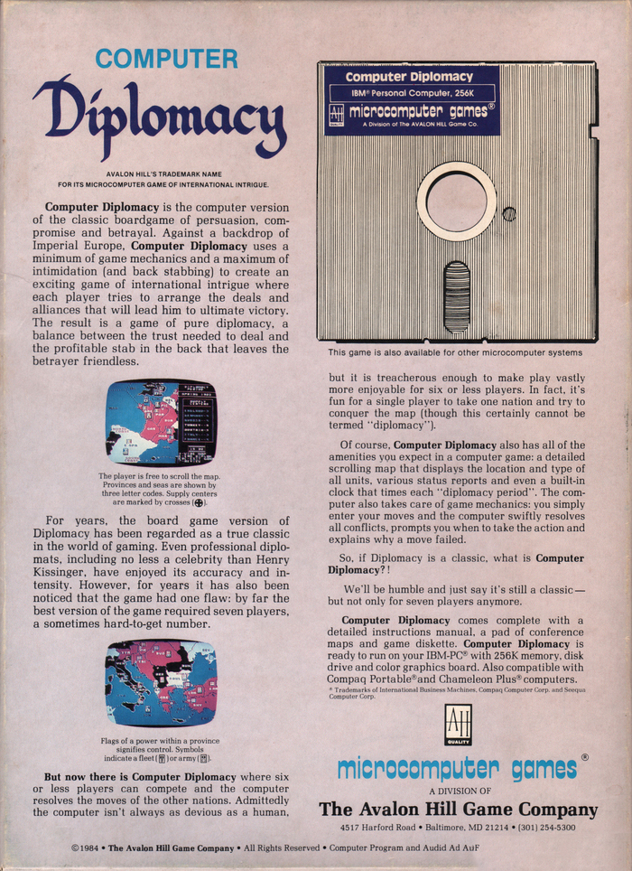 Computer Diplomacy — box-2D-back (WOR)