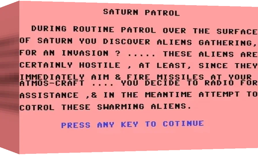 Saturn Patrol — box-3D (WOR)