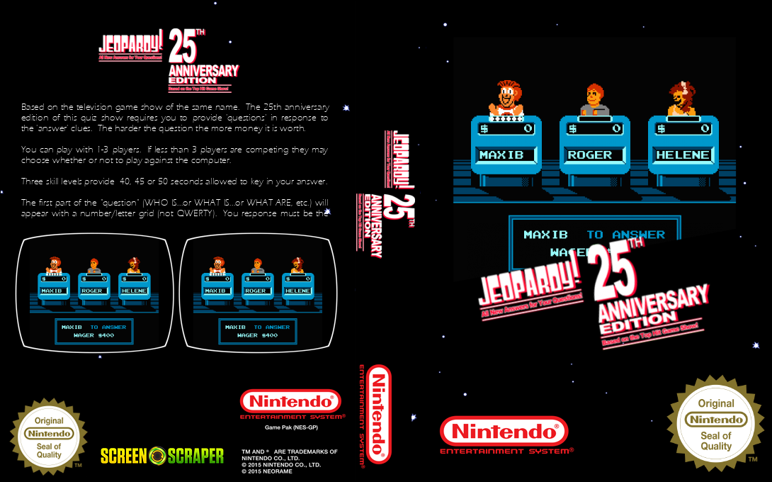Jeopardy! 25th Anniversary Edition — box-texture (SS)