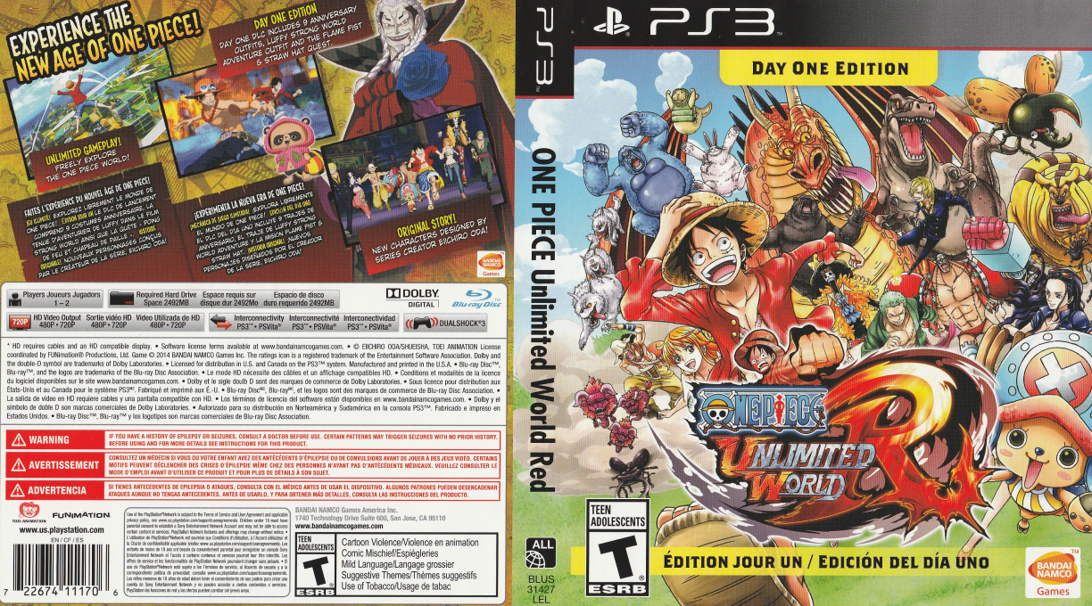 One Piece - Unlimited World Red — box-texture (CA)