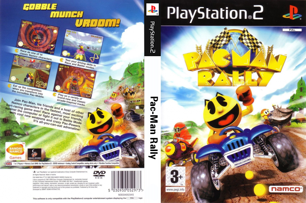 Pac-man Rally — box-texture (EU)