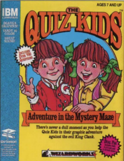 Quiz Kids, The - Adventure in the Mystery Maze box art