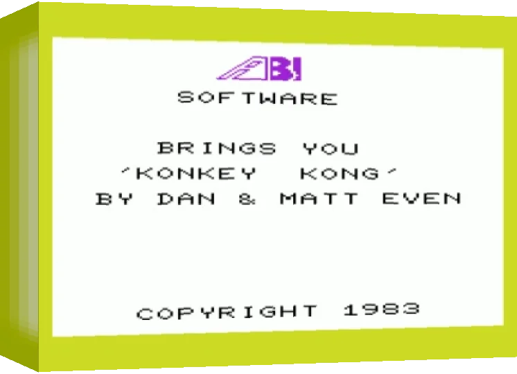Konkey Kong — box-3D (WOR)